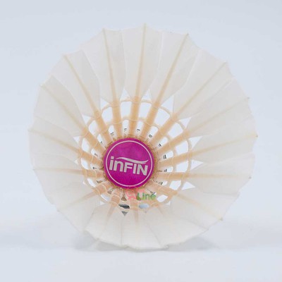【INFIN】J-101A飛行穩定耐打比賽級羽毛球(全毛片鴨毛)